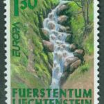 Liechtenstein – M 1255 Europa 2001 – Livgivande vatten, 1 kpl **