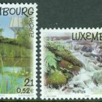 Luxemburg – M 1530-1531 Europa 2001 – Livgivande vatten, 2 kpl **