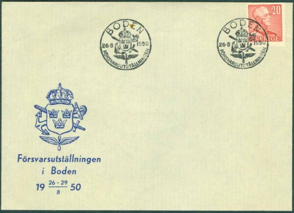 Boden 26/5 1950 Försvarsutställningen