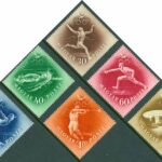 Ungern – M 1247-1252 OS i Helsingfors 1952, 6 kpl **