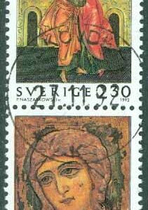 F 1767SX Julpost. Prakt SKÖVDE 21.11.92  (R/Vg)