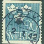 F  293 Tre kronor 90 öre. OSTVIK 2.1.42  (AC/Vb)