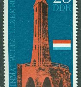 DDR – M 1705 Internationella minnesplatser. Wiltz, Luxemburg, 1 kpl ** tu fl