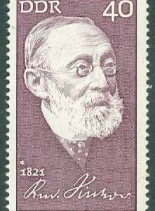 DDR – M 1709 Prof. Rudolf Virchow (1821-1902), Patolog mm, 1 kpl **