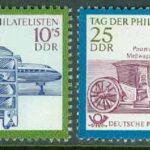 DDR – M 1703-1704 Filatelisternas Dag 1971, 2 kpl **