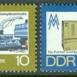 DDR – M 1832-1833 Leipzigs vårmässa 1973, 2 kpl **