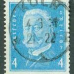 Deutsches Reich – M  454 Hindenburg, 1 kpl stpl