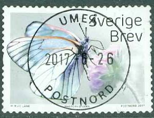 F 3168 Fjärilar, Lyx UMEÅ 2017-6-26  (AC/Vb)