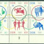 DDR – M 1039-1044 OS i Tokyo, 6-block kpl **