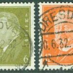 Deutsches Reich – M  465-466 Ebert och Hindenburg, 2 kpl stpl