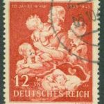 Deutsches Reich – M  859 Vinterhjälpen 10 år. Mor och barn, 1 kpl stpl