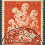 Deutsches Reich – M  859 Vinterhjälpen 10 år. Mor och barn, 1 kpl stpl