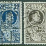 Polen – M  287-288 Grundandet av Polska legionen 20 år, 2 kpl stpl