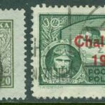 Polen – M  289-290 Europaflyg 1934 med påtryck Challenge 1934, 2 kpl stpl