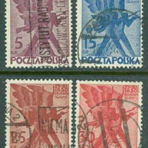 Polen – M  265-268 100-årsdagen av polska novemberupproret 1830, 4 kpl stpl