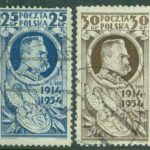 Polen – M  287-288 Grundandet av Polska legionen 20 år, 2 kpl stpl, ktt