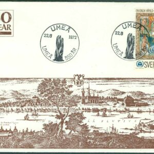 Umeå 22/8 1972 UMEÅ 350 år på specialkuvert