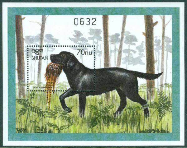 Bhutan - M 2015 (BL 405) Labrador retriever, block **