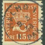 F  170 Postemblem 115 öre. MALMÖ 1 PAK 9.3.38  (M/Sk)