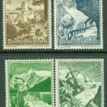 Deutsches Reich – M  675-678 Vinterhjälp, 4 ol *