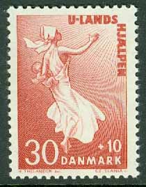Danmark – F  431 U-landshjälpen, 1 kpl **