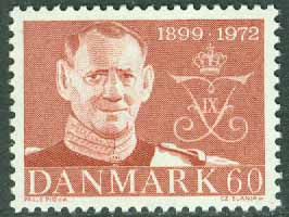 Danmark – F  546 Fredrik IX 1899-1972, 1 kpl **