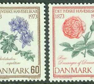 Danmark – F  568-569 Det Jydske Haveselskap 100 år, 2 kpl **
