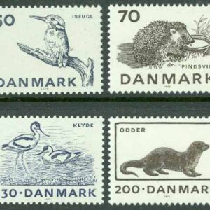 Danmark – F  627-630 Utrotnigshotade djur, 4 kpl **