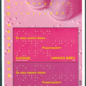 Sverige – F 2724-2725 (BL 27) Se med andra ögon, cyls 1 + Knr, block kpl **