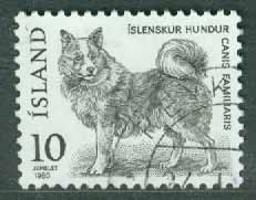 Island – F  587 Islandshund, 10 kr stpl