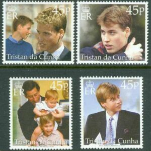 Tristan da Cunha – M  686-689 Prins Williams 18-årsdag, 4 kpl **