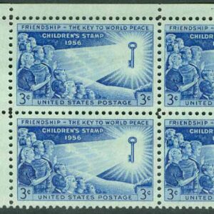USA – M  707 Barnens bidrag till världsfreden, 4-block kpl **