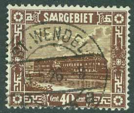 Saargebiet – M   91 Lergodsfabrik, 40 C stpl