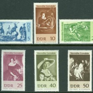 DDR – M 1286-1291 Saknade tavlor, 6 kpl **