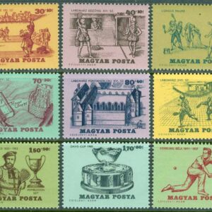 Ungern – M 2127-2135 Tennisens historia II, 9 kpl **