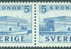 Sverige – F  332BB Stockholms slott II, 5 kr par **