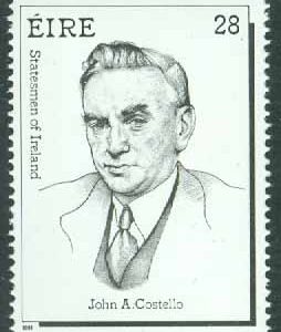 Irland – M  763 John Aloysius Costello (1891-1976), Ministerpresident, 1 kpl **