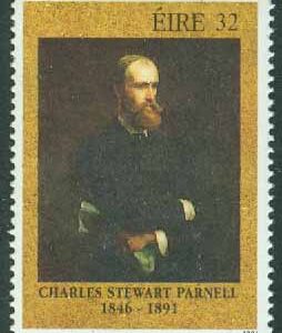 Irland – M  764 Charles Parnell (1846-1891), politiker. Målning av S Prior Hall, 1 kpl **