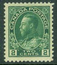 Kanada – M  106A Kung George V, 2 C *