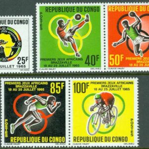Kongo Brazzaville – M   76-80 Afrikanska Spelen 1965 i Brazzaville, 5 kpl **