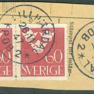 F  286 LILLHÄRDAL POSTOMB 2  26.11.47 på klipp (Z/Här)