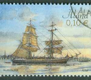 Åland – F  418 Segelfartyg II, 0,10 € stpl