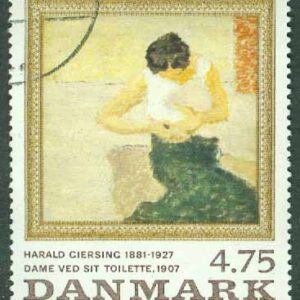 Danmark – F 1043 Dansk målarkonst, 4.75 kr stpl