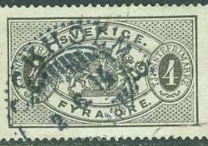 F Tj 13B. Stora tjänste t. 13, 4 öre. STOCKHOLM 2.6.14 (A/U)