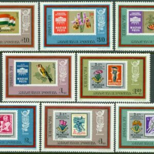 Ungern – M 2865-2872 A Int. Frimärksutställlning IBRA 73 i München, 8 kpl **