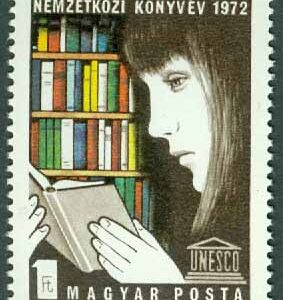 Ungern – M 2759 Internationella bokåret 1972, 1 kpl **