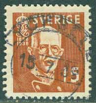 F  267C Gustaf V 80 år, LYCKSELE 15.7.38  (AC/L)