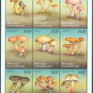 Centralafrika – M 2293-2301 Svampar från hela världen, 9-block **