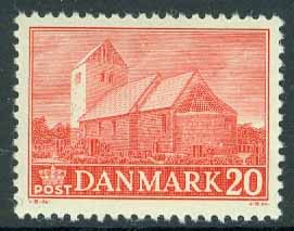 Danmark – F  313 Hvidbjerg kyrka, 20 öre **