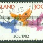 Island – F  627 Julfrimärken II 1982, 300 kr stpl